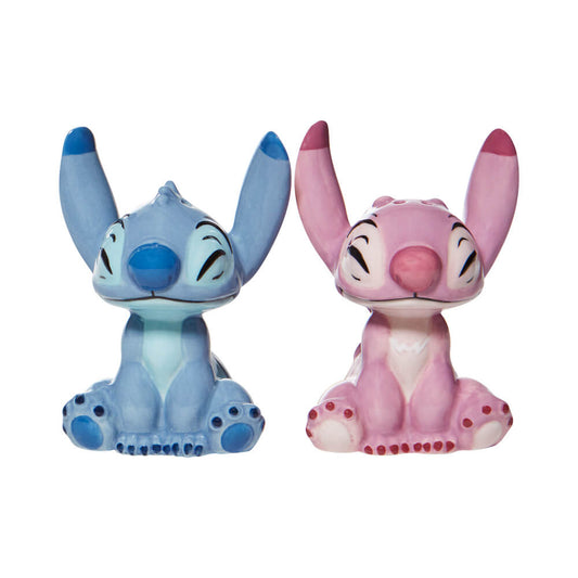 Disney Stitch & Angel - Salt & Pepper Shaker Set | Home Décor| Kawaii