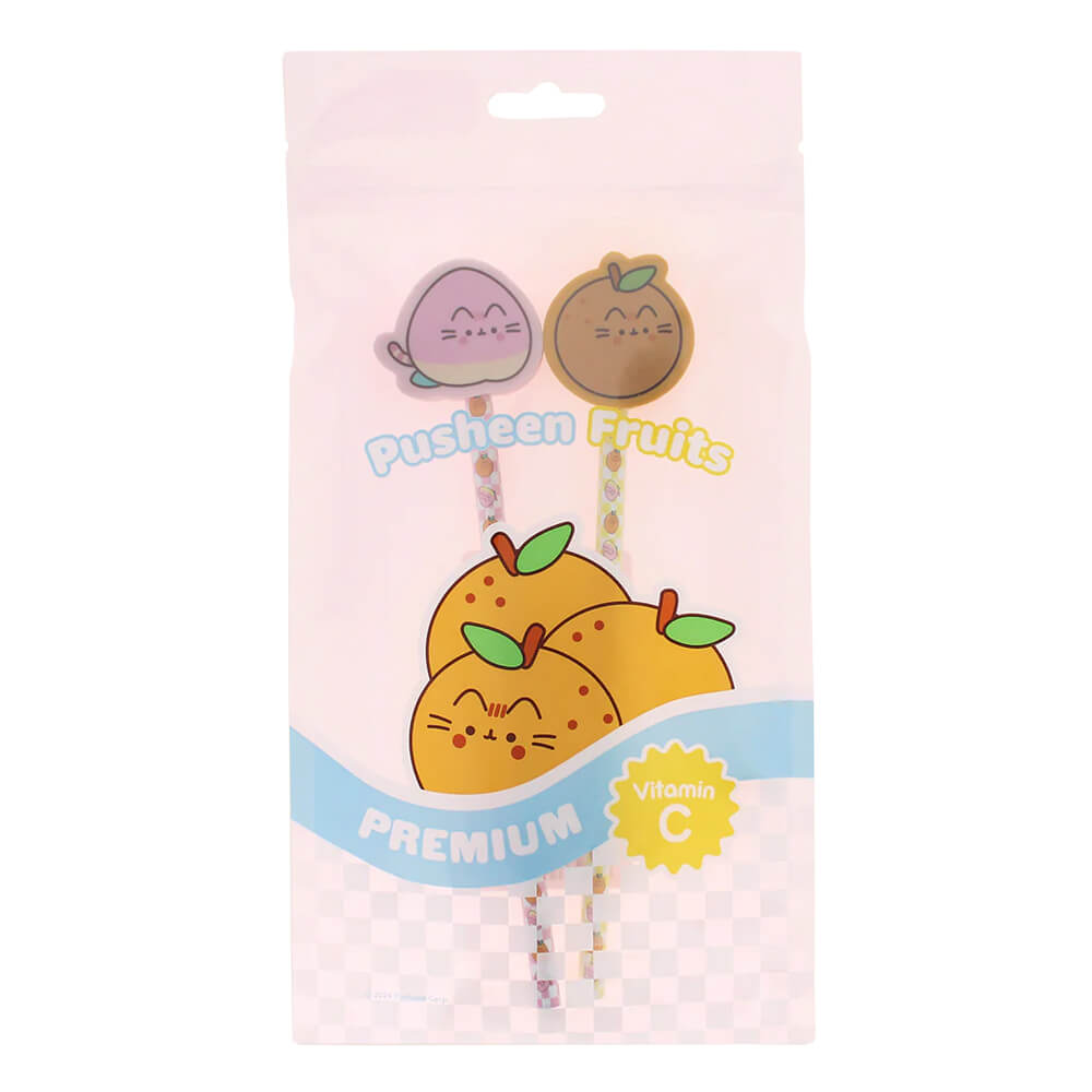 Pusheen Pencil Set | Fruits | Stationery | Kawaii