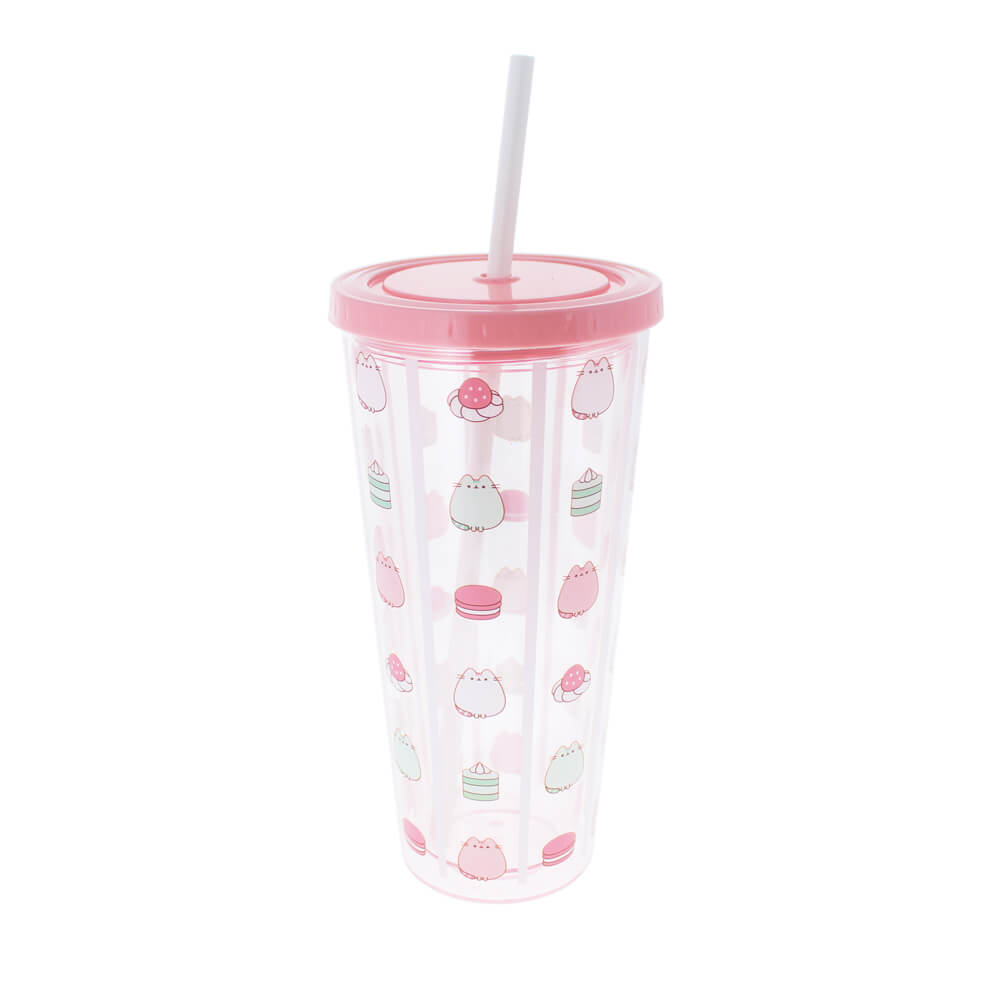 Pusheen Beaker & Straw | Sweets | Drinkware | Kawaii