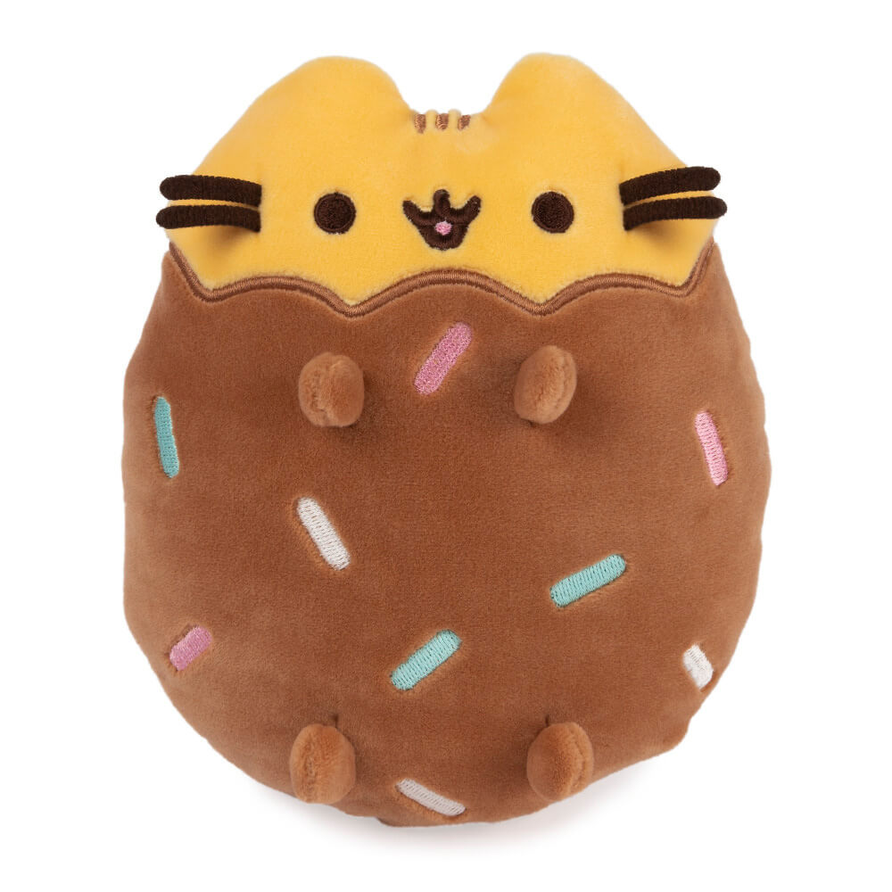 Pusheen Chocolate Dipped Cookie Rainbow Sprinkles Plush | Soft Toy | Kawaii