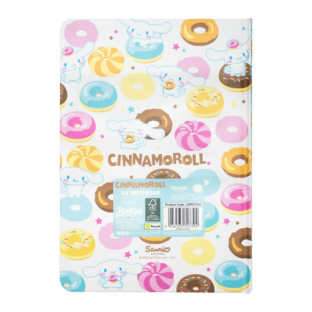 Hello Kitty & Friends - Cinnamoroll A5 Notebook - 80 Pages | Stationery | Kawaii