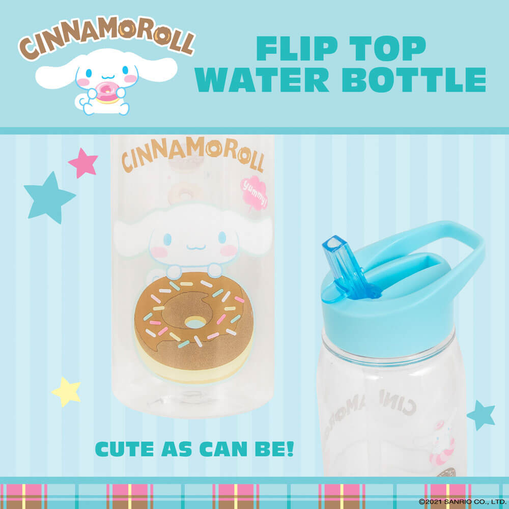 Hello Kitty & Friends - Cinnamoroll Bottle - Flip Top | Drinkware| Kawaii