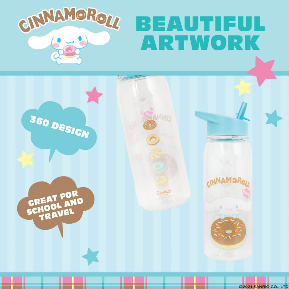Hello Kitty & Friends - Cinnamoroll Bottle - Flip Top | Drinkware| Kawaii