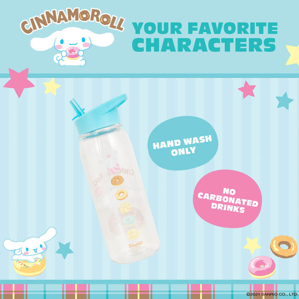 Hello Kitty & Friends - Cinnamoroll Bottle - Flip Top | Drinkware| Kawaii