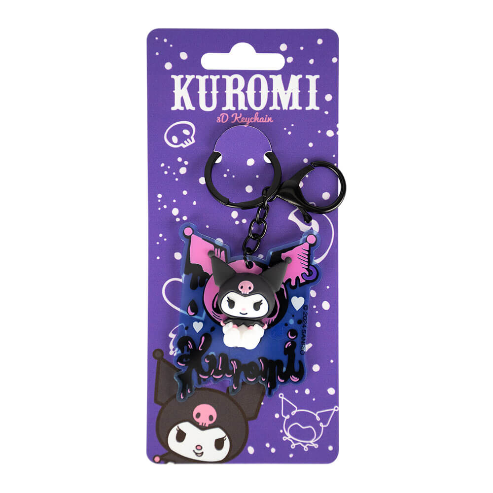 Hello Kitty & Friends - Kuromi Character Keyring | Accessories | Kawaii