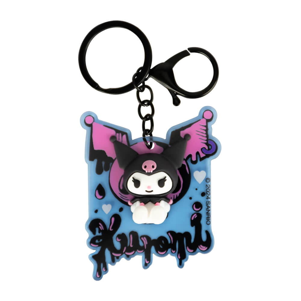 Hello Kitty & Friends - Kuromi Character Keyring | Accessories | Kawaii