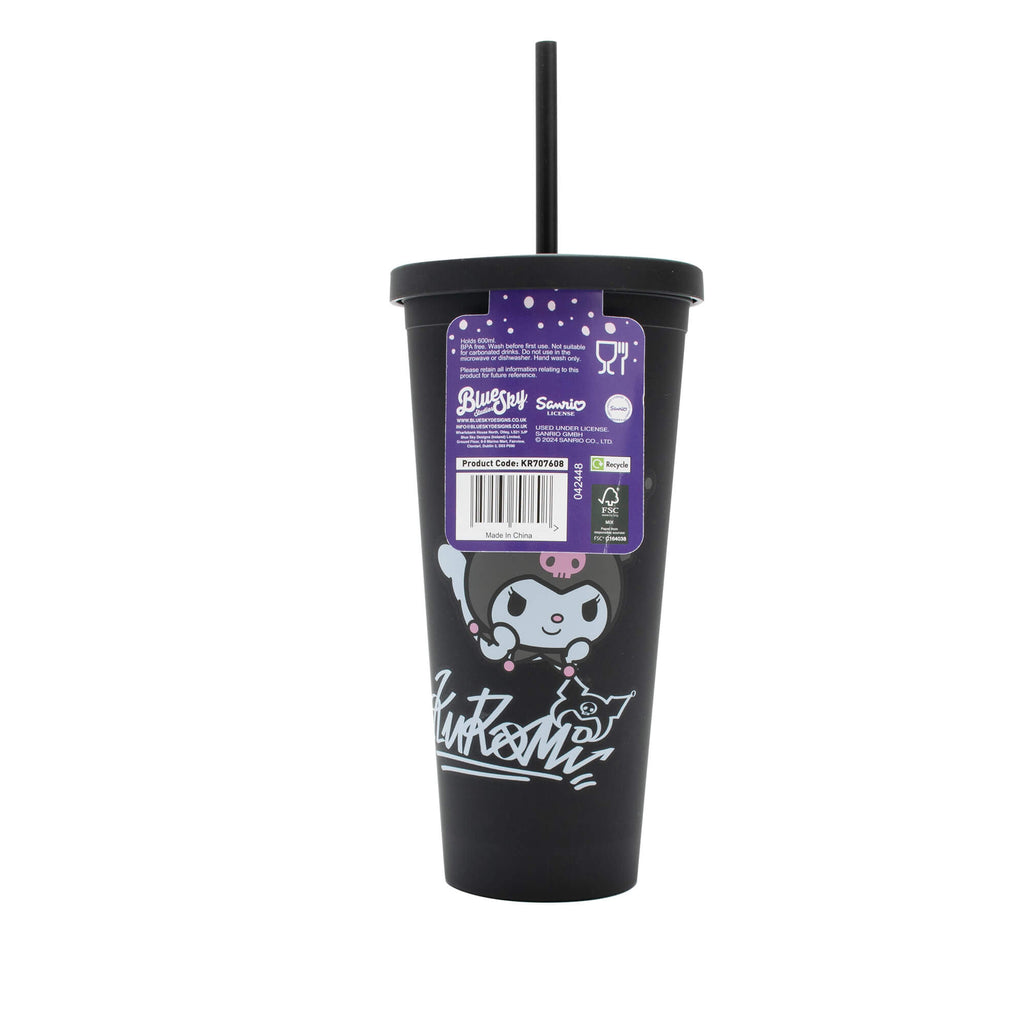 Hello Kitty & Friends - Kuromi Cup - Straw | Drinkware| Kawaii