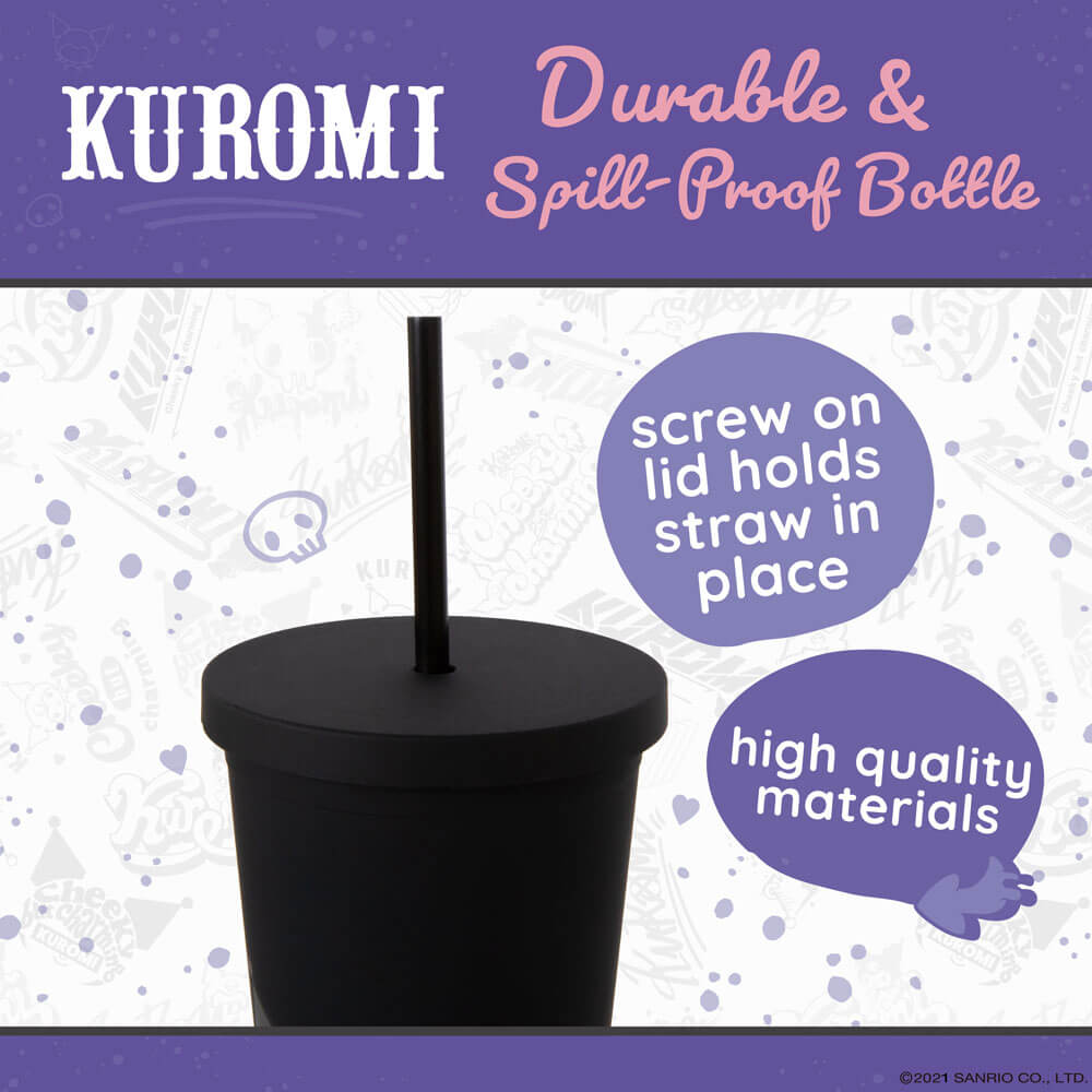 Hello Kitty & Friends - Kuromi Cup - Straw | Drinkware| Kawaii