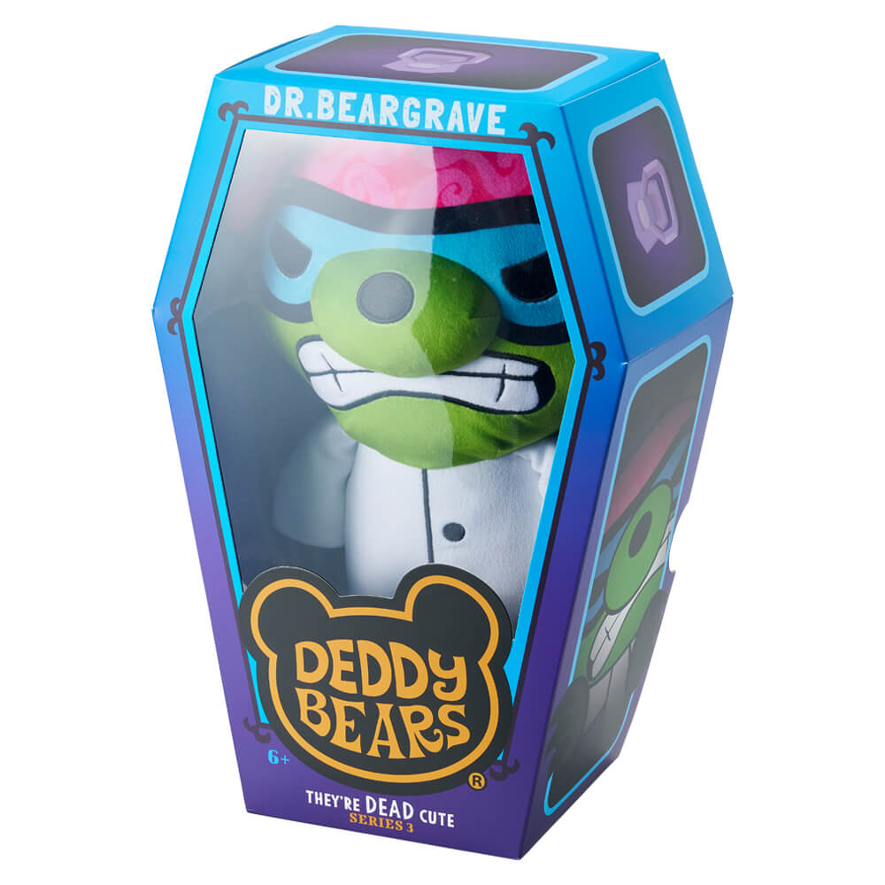 Deddy Bears Series 3 - Dr Beargrave | Large Coffin | Soft Toy | Kawaii