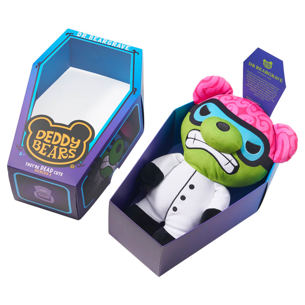 Deddy Bears Series 3 - Dr Beargrave | Large Coffin | Soft Toy | Kawaii