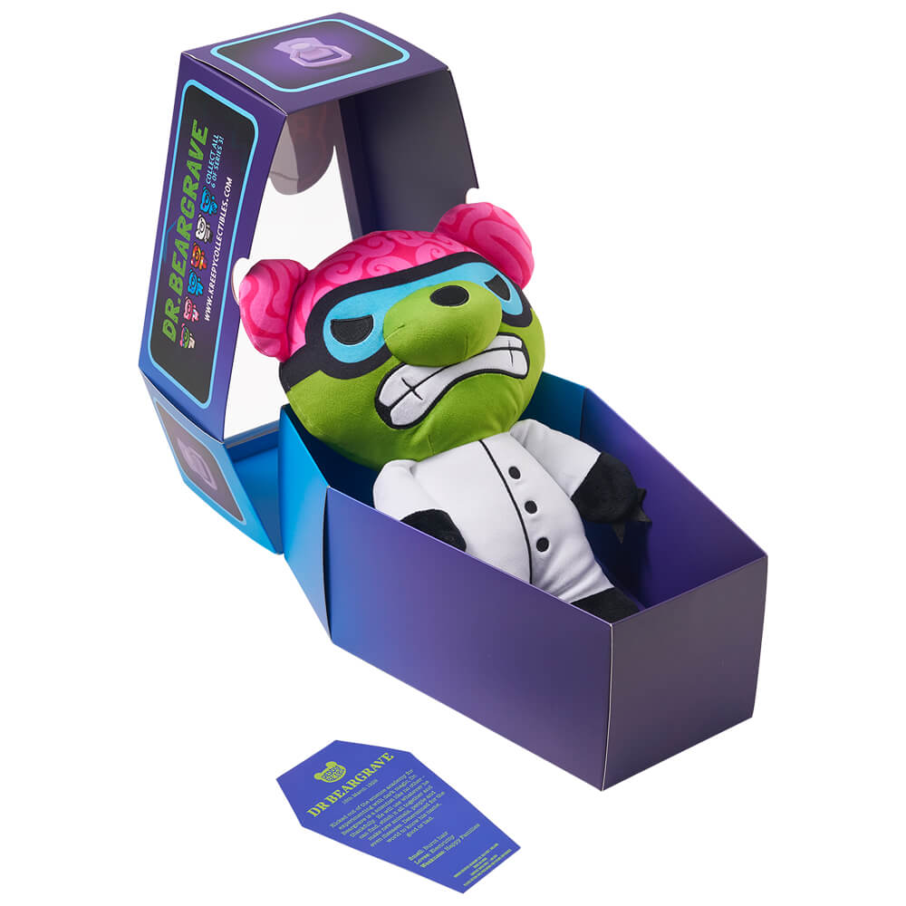 Deddy Bears Series 3 - Dr Beargrave | Large Coffin | Soft Toy | Kawaii