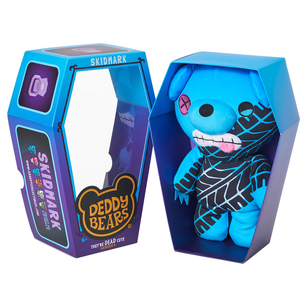 Deddy Bears Series 3 - Skidmark | Large Coffin | Soft Toy | Kawaii