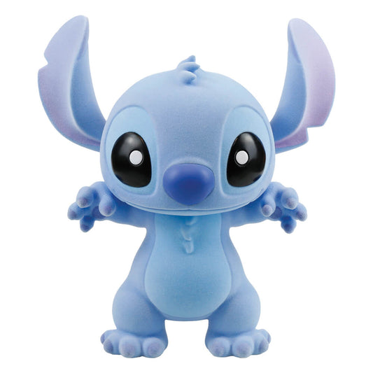 Disney Stitch  Flocked Large | Figurine | Kawaii