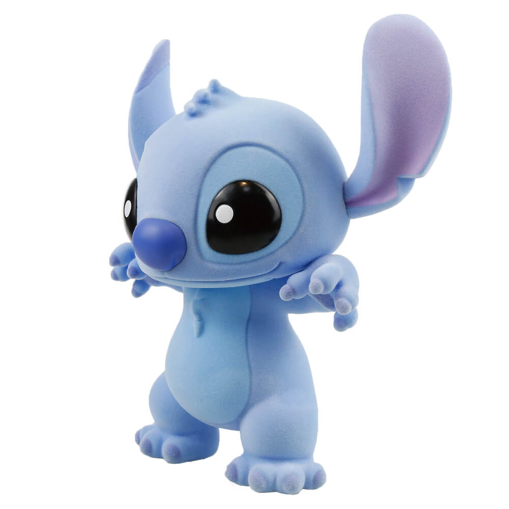 Disney Stitch  Flocked Large | Figurine | Kawaii