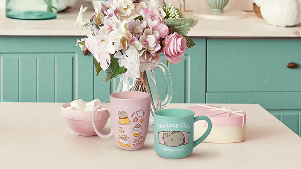Pusheen Lazy Club Extra Large Mug | Tableware | Kawaii