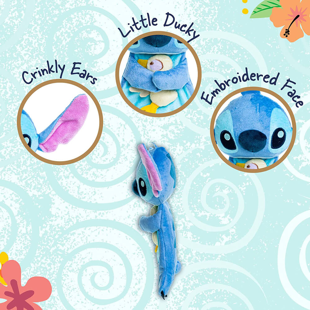 Disney Stitch - Blanky with Squeaker | Comfort Blanket | Kawaii
