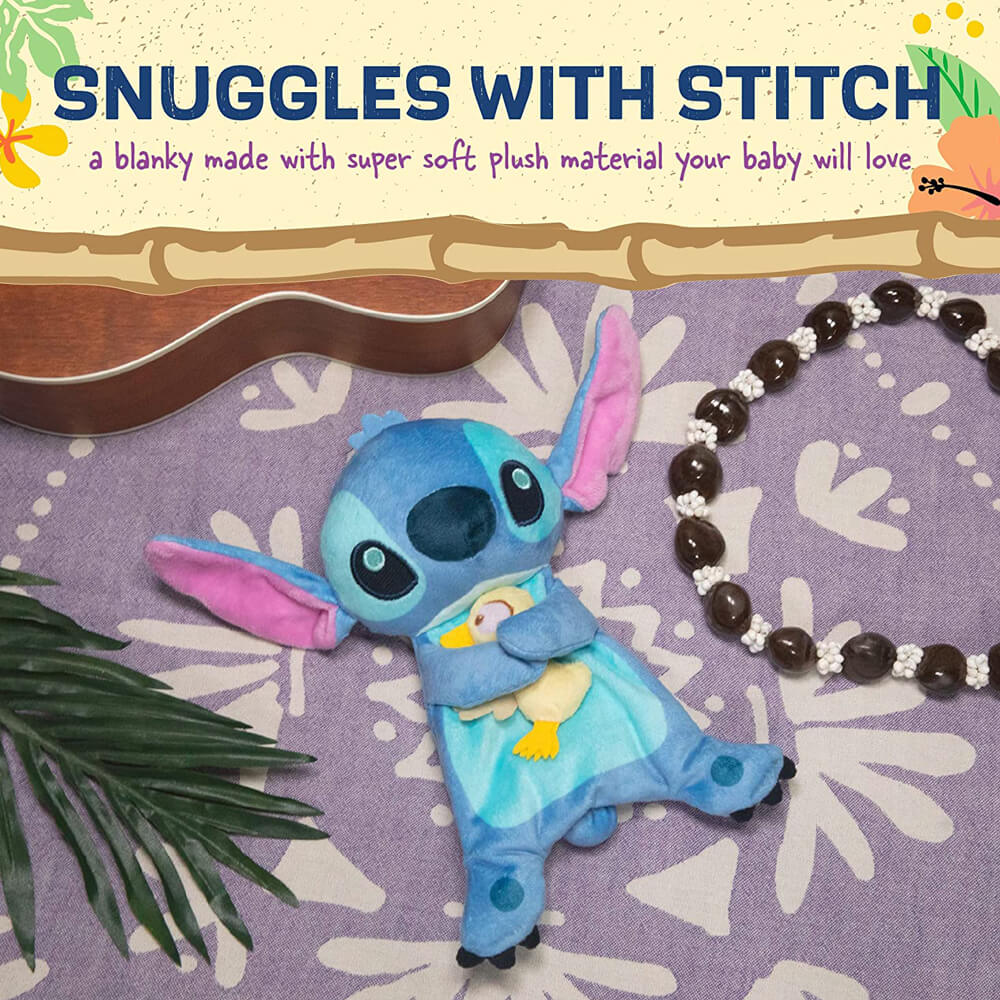 Disney Stitch - Blanky with Squeaker | Comfort Blanket | Kawaii