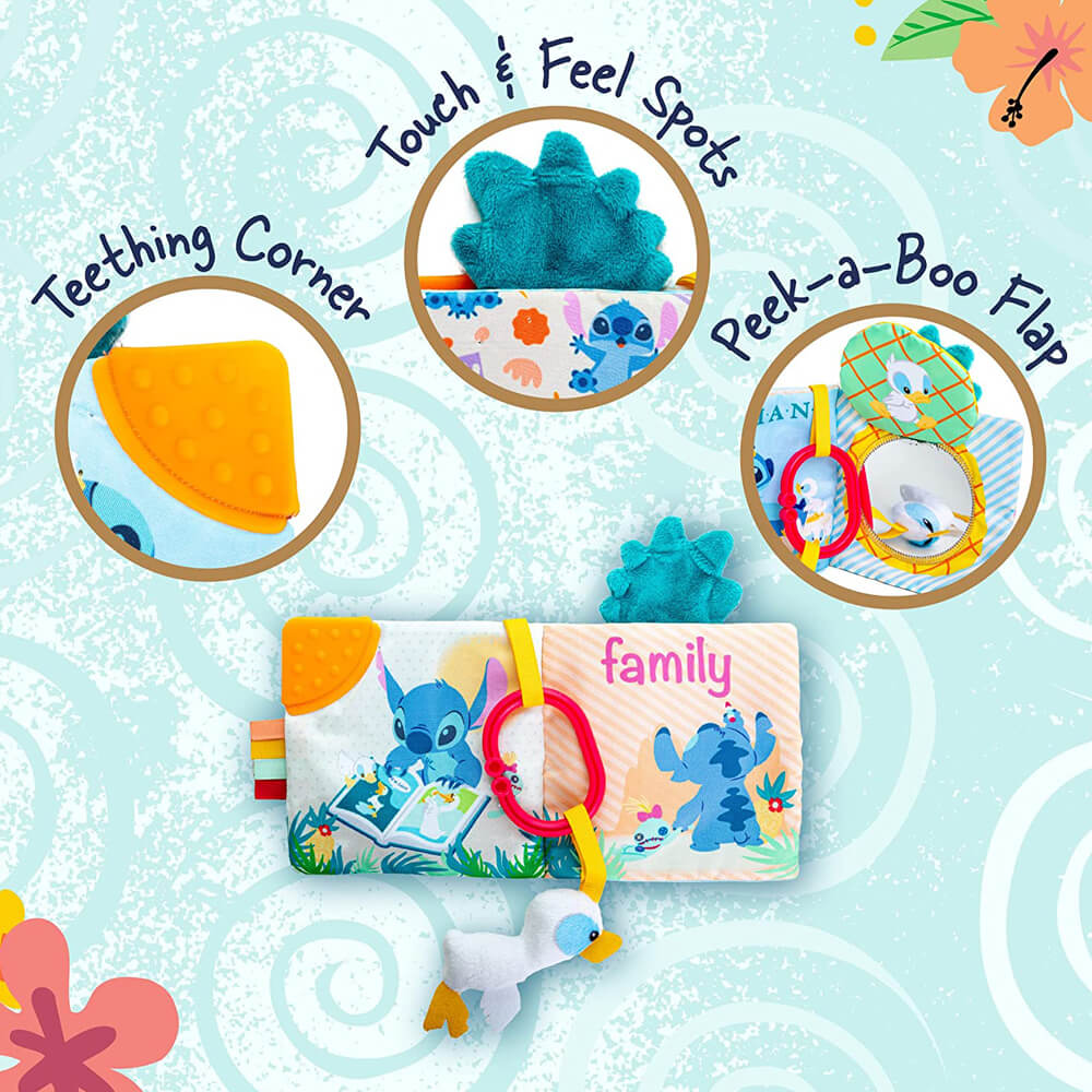 Disney Stitch - Activity Soft Book | Soft Toy | Kawaii
