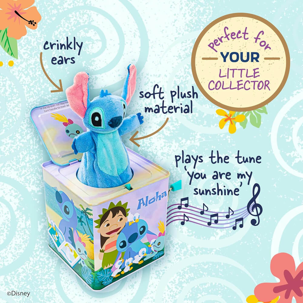 Disney Stitch - Jack-in-the-Box | Activity Toy | Kawaii