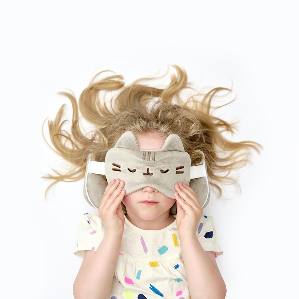 Pusheen Travel Pillow & Eye Mask Set | Relaxeazzz | Travel | Kawaii