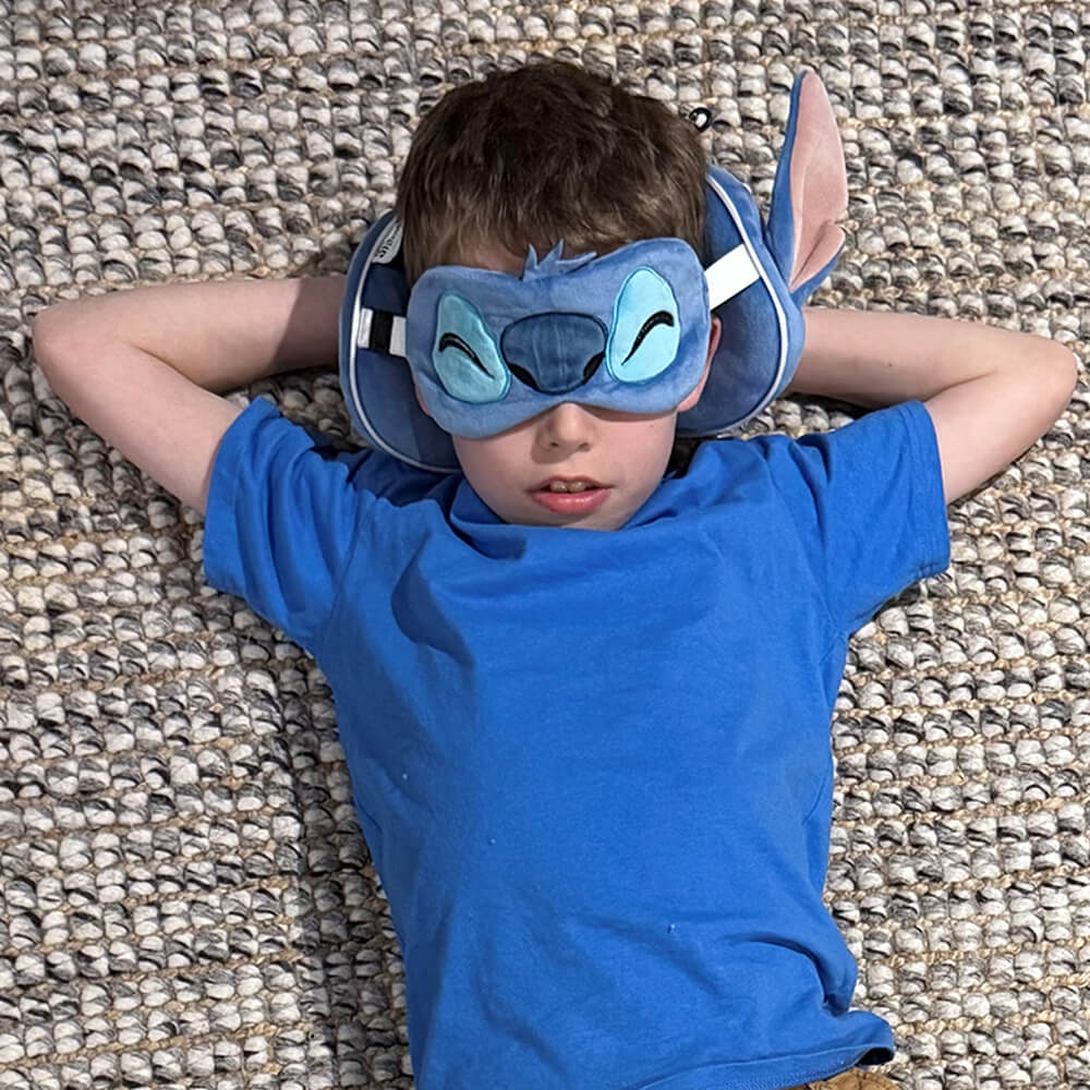 Stitch Travel Pillow & Eye Mask Set | Relaxeazzz | Travel | Kawaii