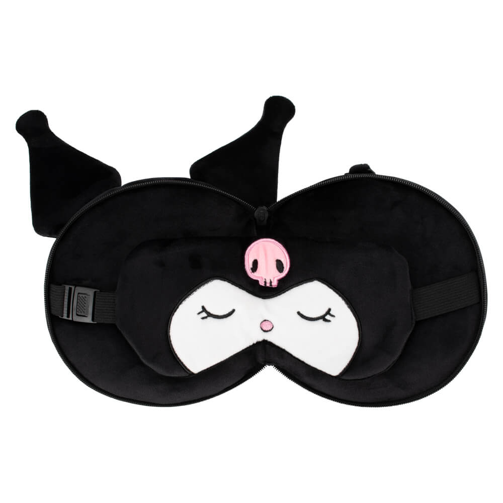 Kuromi Travel Pillow & Mask Set | Relaxeazzz | Travel | Kawaii