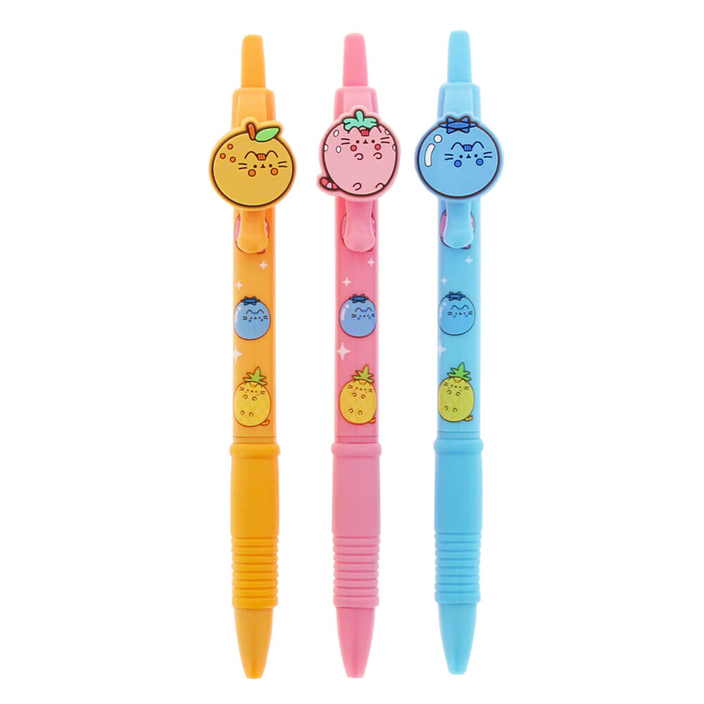 Pusheen Pen Set | Fruits | Stationery | Kawaii