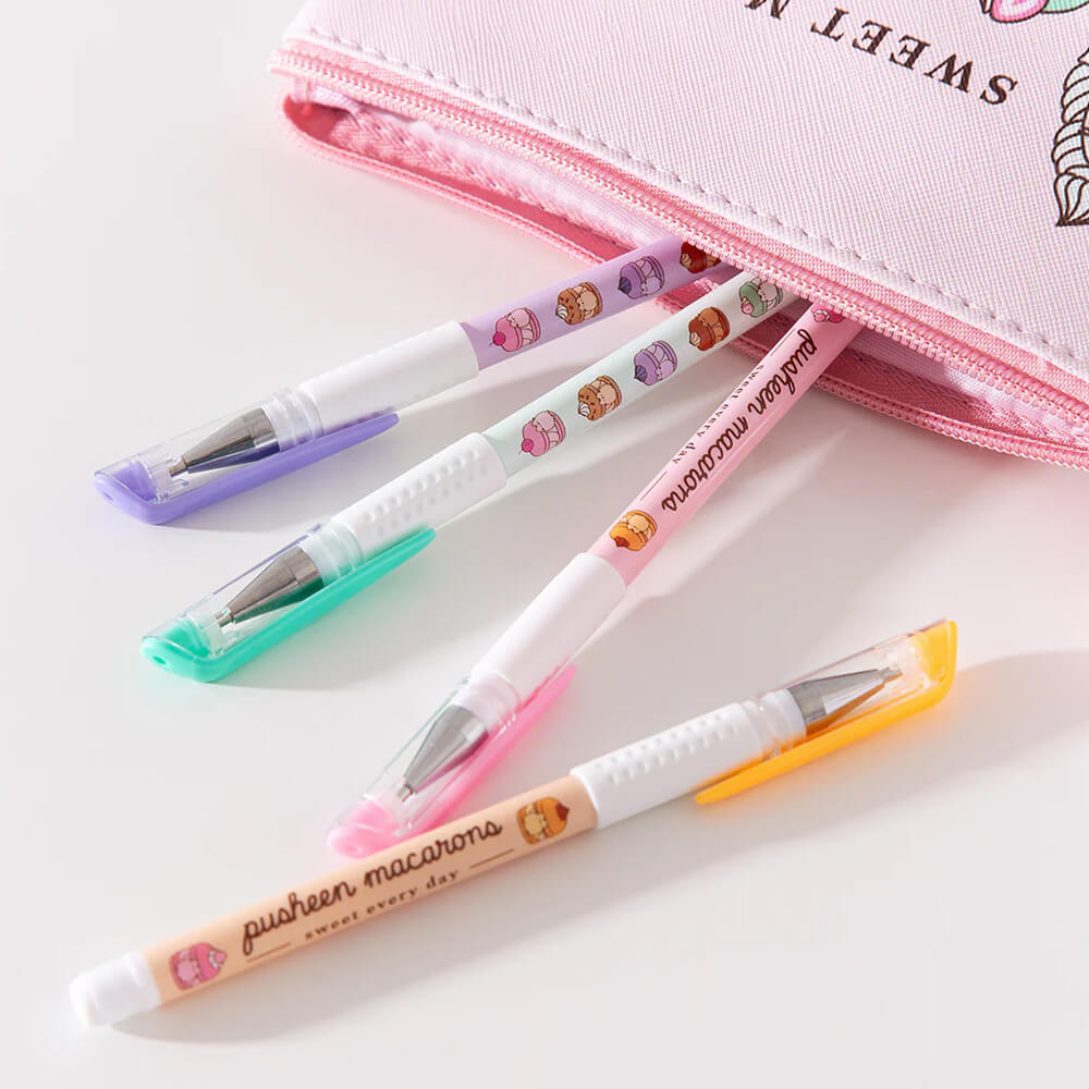 Pusheen Gel Pen Set | Sweets | Stationery | Kawaii