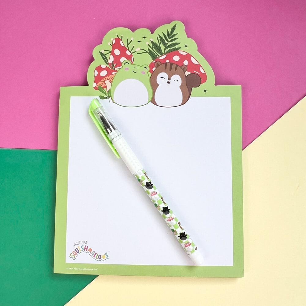 Squishmallows - Die Cut Memo Pad | Cottage Collection | Stationery | Kawaii