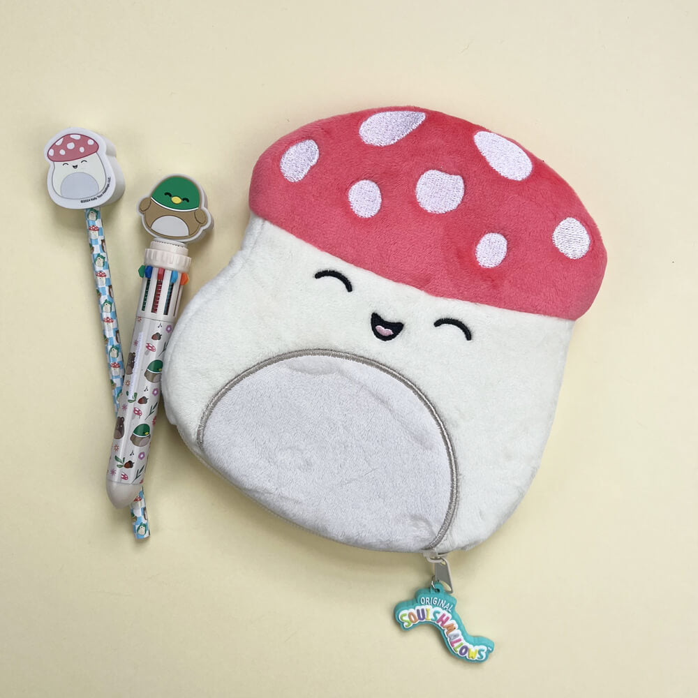 Squishmallows - Plush Pencil Case | Cottage Collection | Stationery | Kawaii