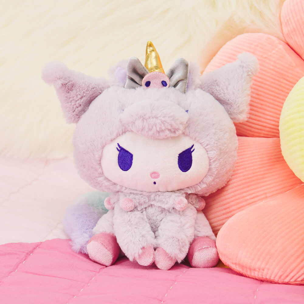 Hello Kitty & Friends - Kuromi Unicorn Plush | Soft Toy | Kawaii