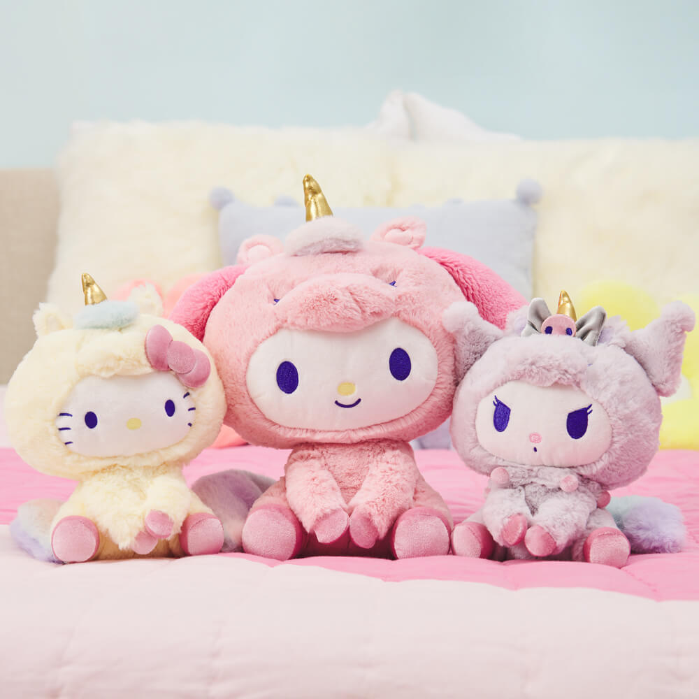Hello Kitty & Friends - Kuromi Unicorn Plush | Soft Toy | Kawaii
