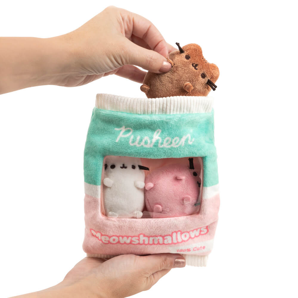 Pusheen Meowshmallows in Plush Bag | Soft Toy | Kawaii