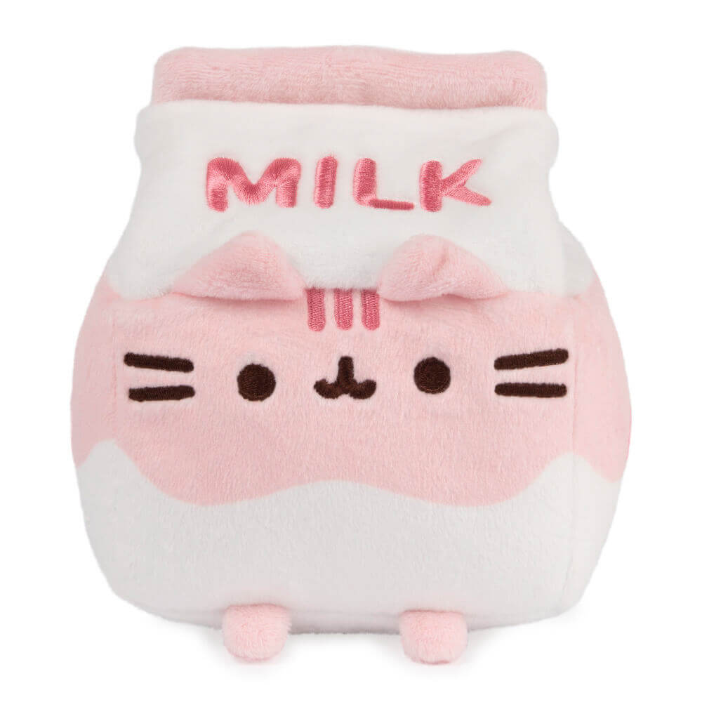 Pusheen Strawberry Milk Plush | Sips | Soft Toy | Kawaii