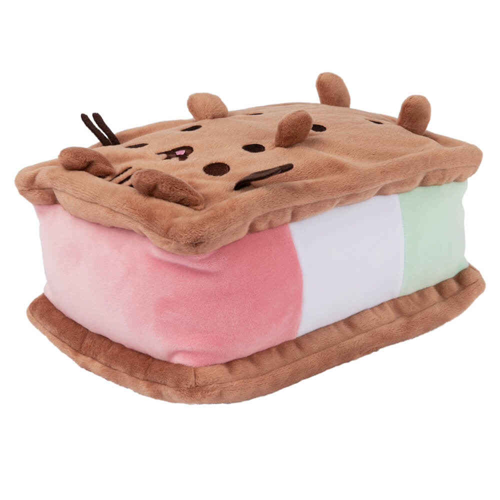 Pusheen Neapolitan Ice Cream Sandwich Plush | Soft Toy | Kawaii