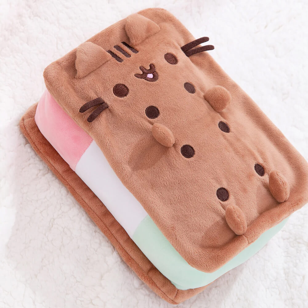 Pusheen Neapolitan Ice Cream Sandwich Plush | Soft Toy | Kawaii