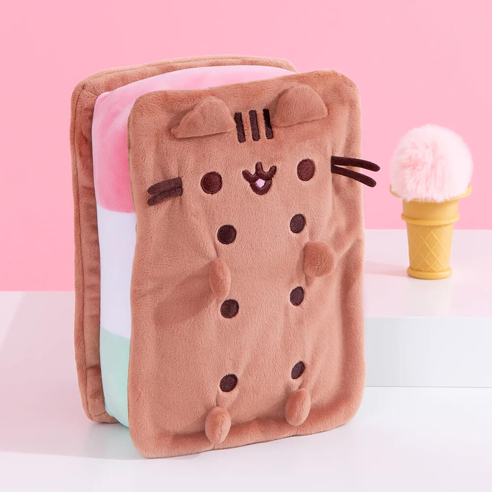 Pusheen Neapolitan Ice Cream Sandwich Plush | Soft Toy | Kawaii