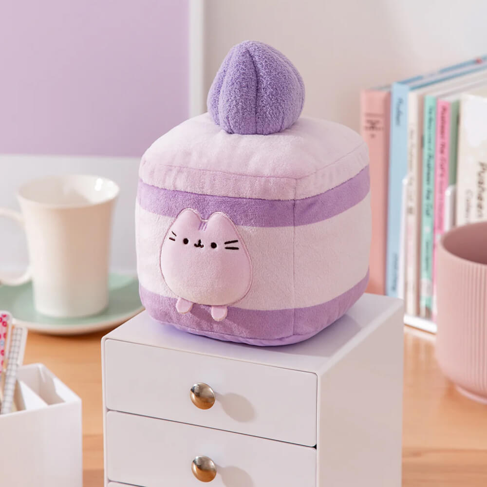 Pusheen Lavender Cake Squisheen Plush | Soft Toy | Kawaii